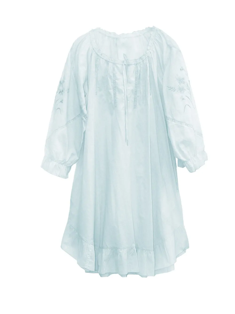 La Cera™ Camisa Poeta Talla Grande 100% Algodon
