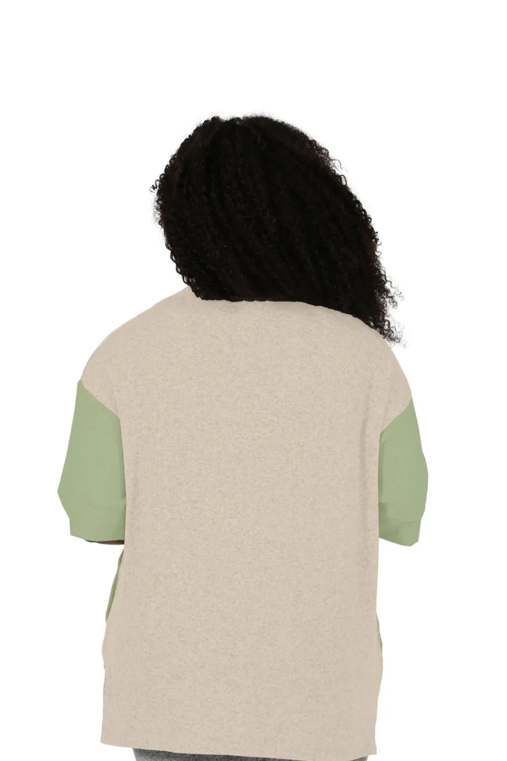 La Cera™ Camiseta De Talla Grande The Comfort Collection Block