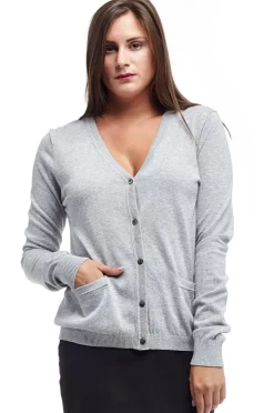 La Cera™ Cardigan De Manga Larga Con Bolsillos La Cera