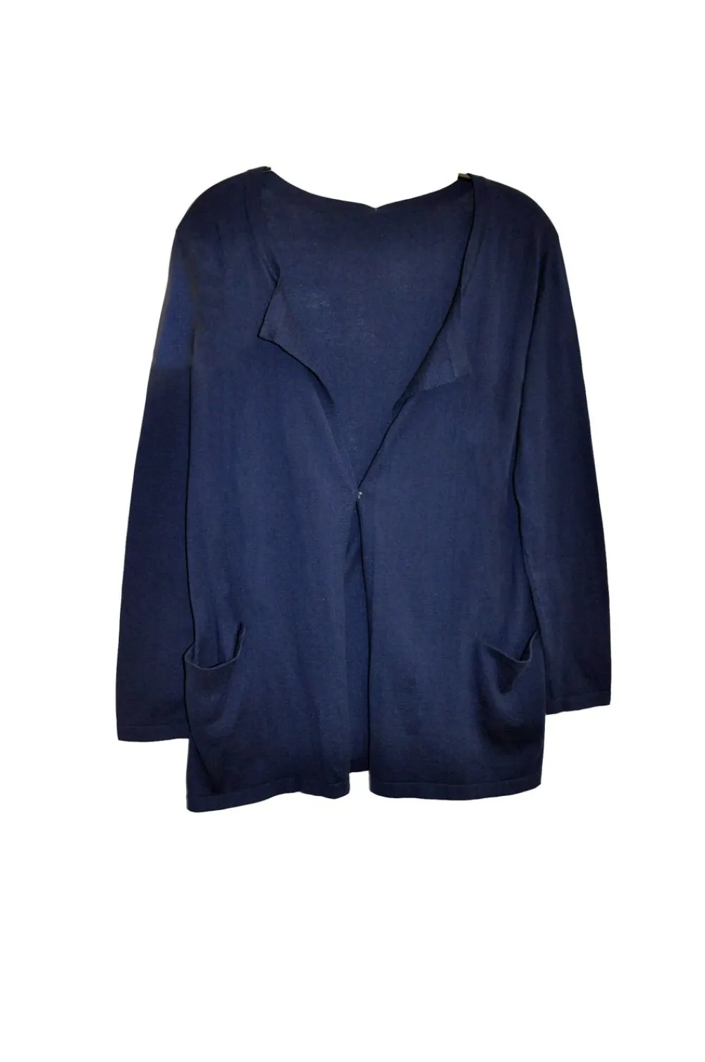 La Cera™ Cardigan Tipo Cascada De Manga Larga La Cera Talla Grande