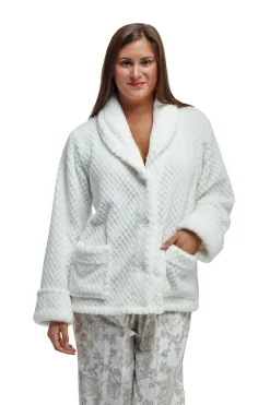 La Cera™ Chaqueta De Cama De Forro Polar Con Forma De Panal