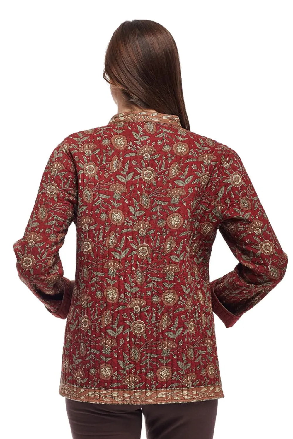 La Cera™ Chaqueta Mandarina Acolchada La Cera