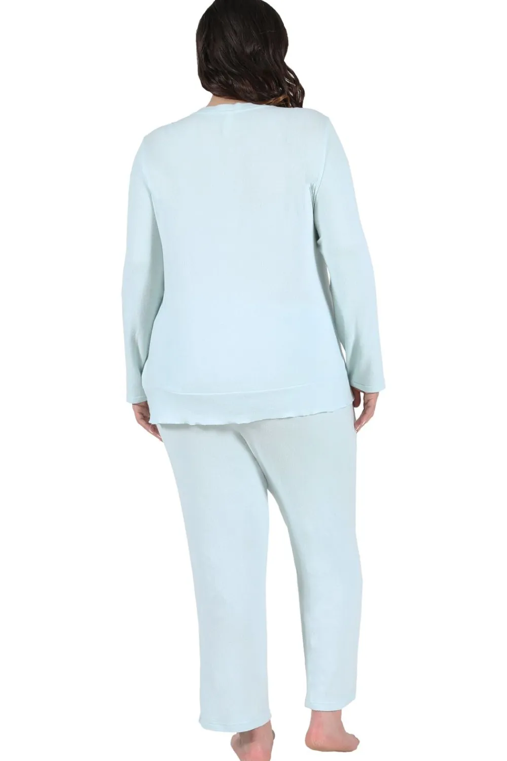 La Cera™ Conjunto De Pijama Con Broche A Presion De Talla Grande De The Comfort