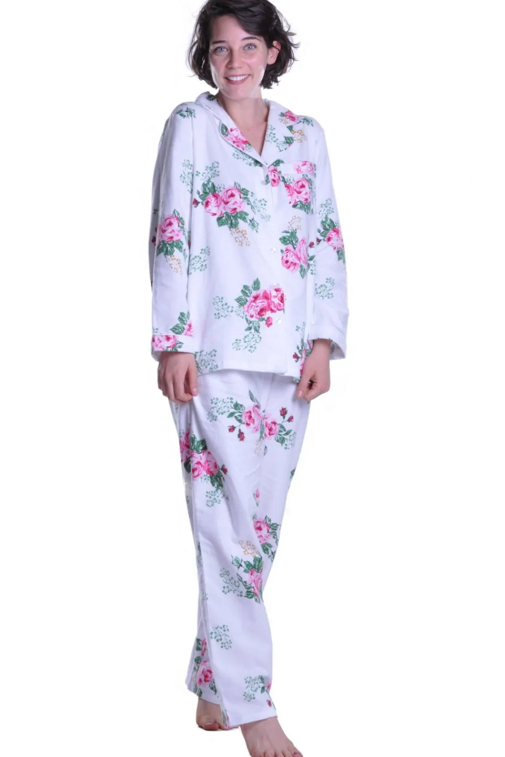 La Cera™ Conjunto De Pijama Con Estampado De Franela