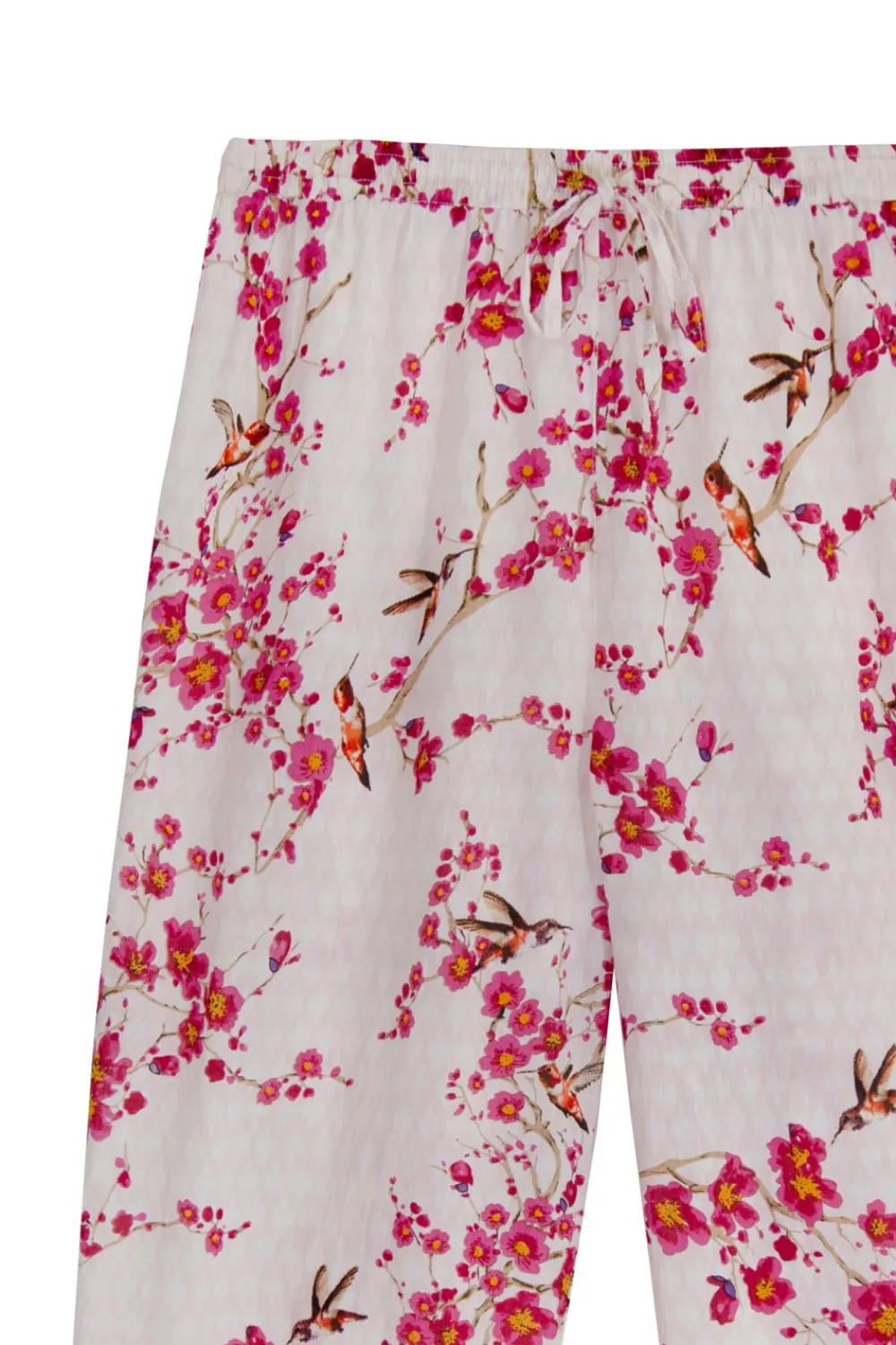 La Cera™ Conjunto De Pijama De Algodon Con Manga 3/4 Cherry Blossom De La Cera