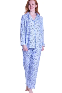 La Cera™ Conjunto De Pijama De Franela De Manga Larga
