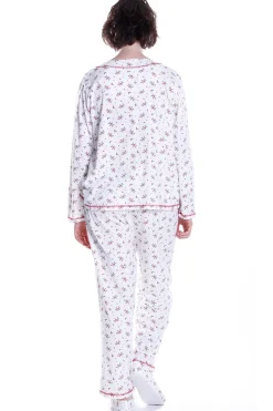 La Cera™ Conjunto De Pijama De Muerdago De Manga Larga