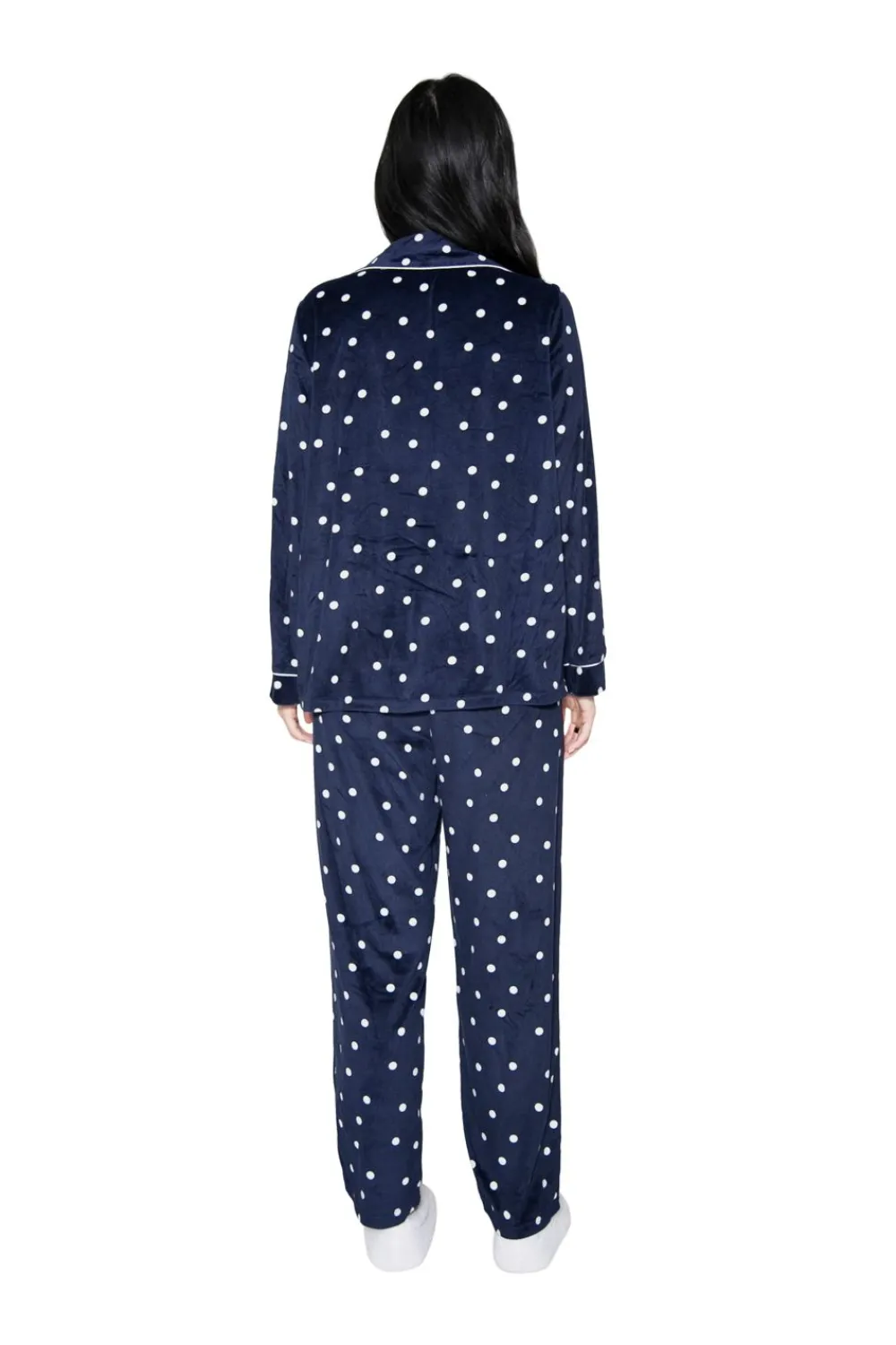 La Cera™ Conjunto De Pijama De Polar Minky Transparente De La Cera