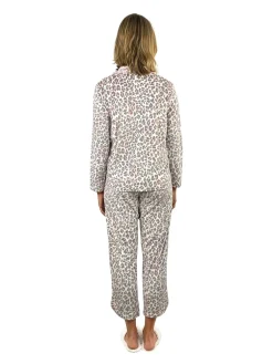 La Cera™ Conjunto De Pijama De Polar Minky Transparente De La Cera