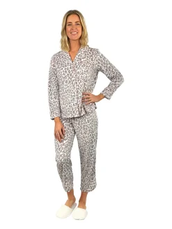 La Cera™ Conjunto De Pijama De Polar Minky Transparente De La Cera