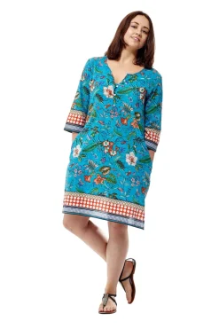 La Cera™ Cover Up De Gasa Estampada