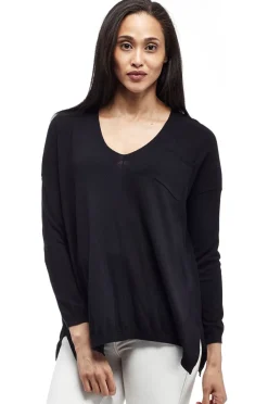 La Cera™ Jersey Tipo Jersey De Manga Larga Con Bolsillo La Cera