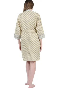 La Cera™ La Cera Kimono Corto 100% Algodon