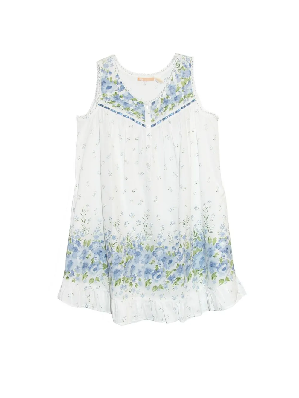 La Cera™ La Cera Plus Ribbon Laced Chemise