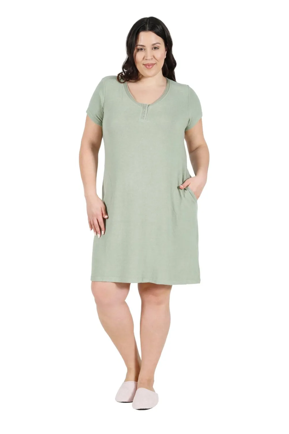 La Cera™ La Coleccion Comfort Ir A Vestido De Talla Grande
