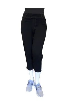 La Cera™ Pantalon Corto De Punto Elastico De Talla Grande La Cera