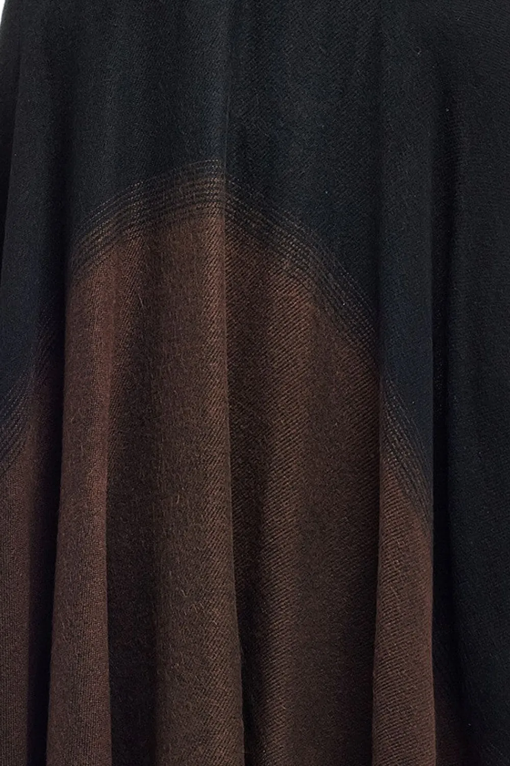 La Cera™ Poncho Tipo Chal Con Abertura Ombre De La Cera