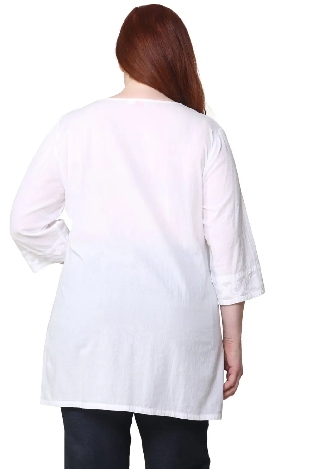 La Cera™ Top Con Apliques De Talla Grande La Cera