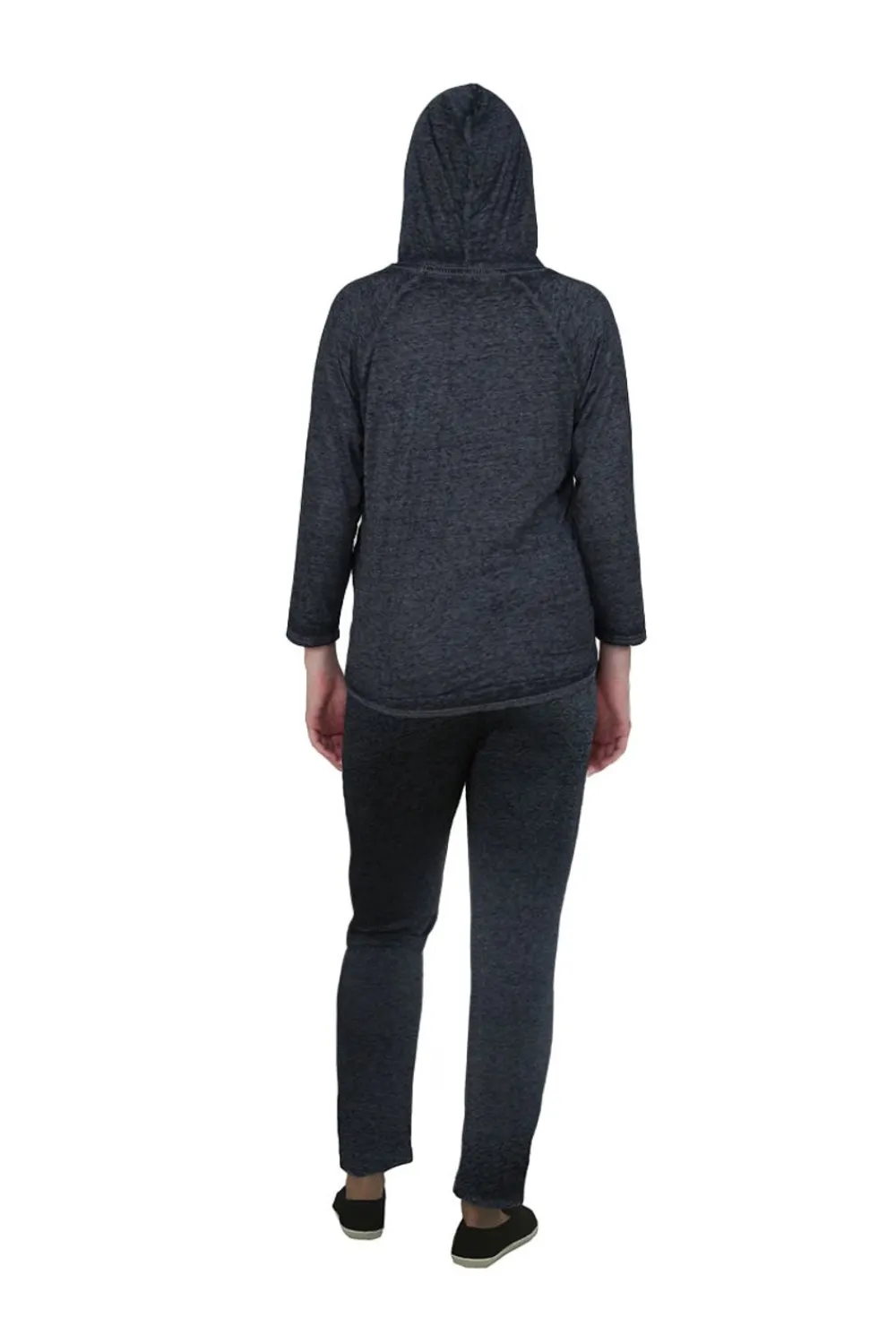 La Cera™ Top De Punto Con Capucha Suave Y Flexible