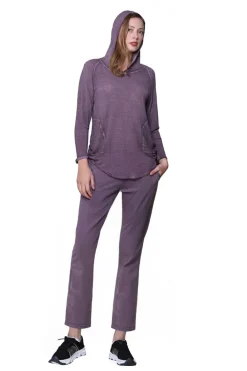 La Cera™ Top De Punto Con Capucha Suave Y Flexible