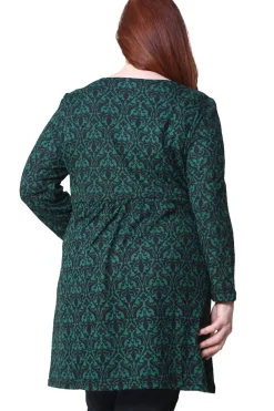 La Cera™ Top Tipo Tunica Tipo Jersey De Talla Grande La Cera