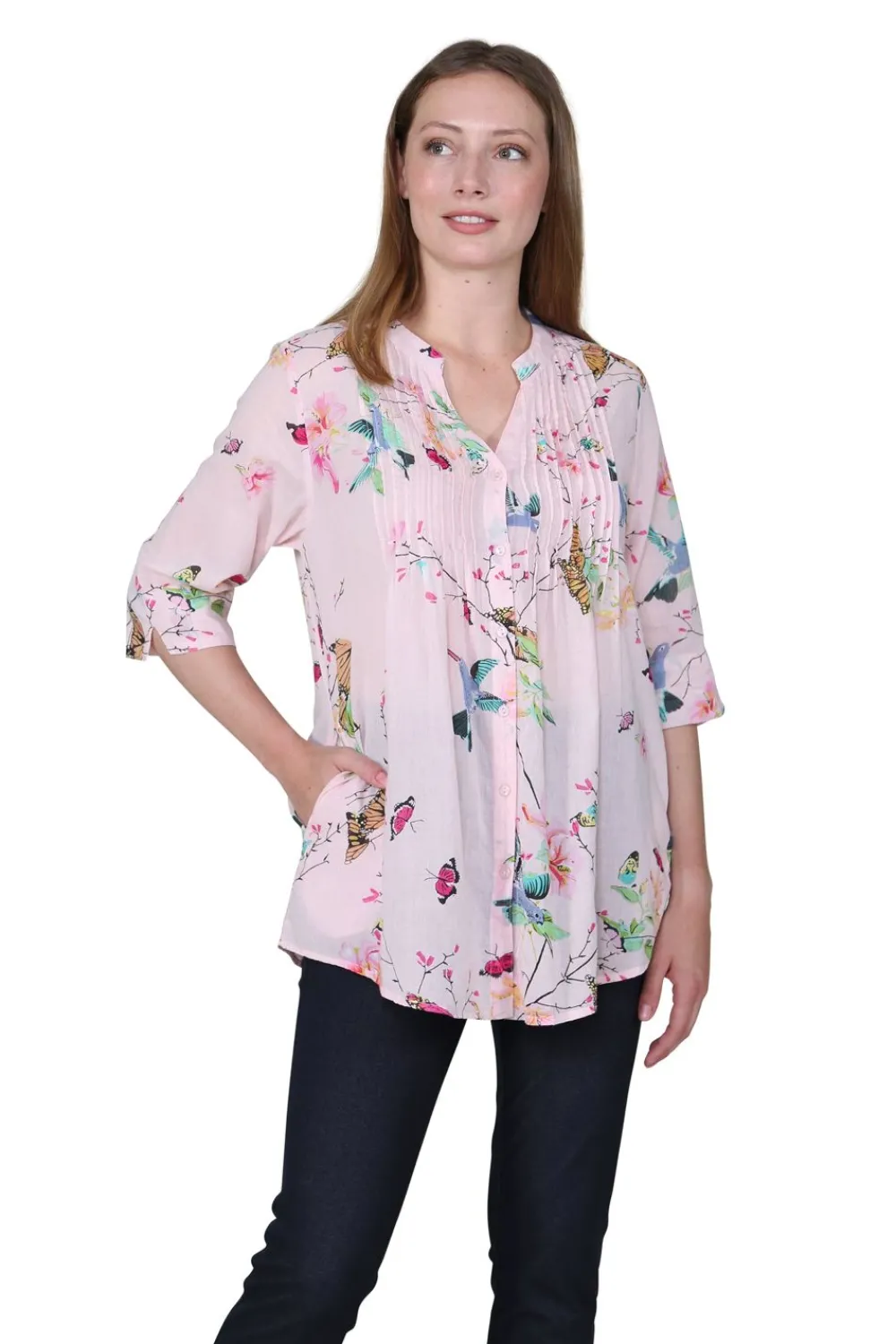 La Cera™ Tunica Con Estampado Nature At It'S Best Release