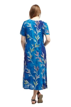La Cera™ Vestido Acampanado De Manga Corta La Cera De Talla Grande