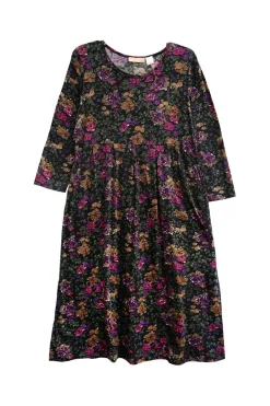 La Cera™ Vestido Con Estampado Floral De Punto De Algodon La Cera