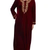 La Cera™ Vestido De Terciopelo La Cera
