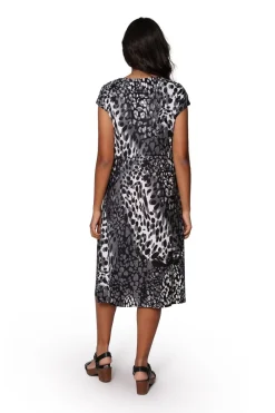 La Cera™ Vestido Sin Mangas Con Estampado Animal La Cera
