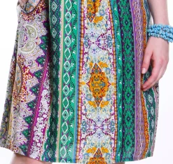 La Cera™ Vestido Sin Mangas Con Estampado Multiple De La Cera