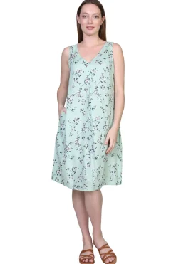 La Cera™ Vestido Sin Mangas La Cera